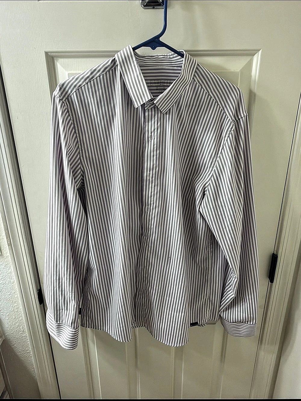 Barbell Apparel Motive Dress Shirt - Purple Stripe